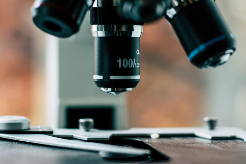 Microscope used for laboratory verification and testing