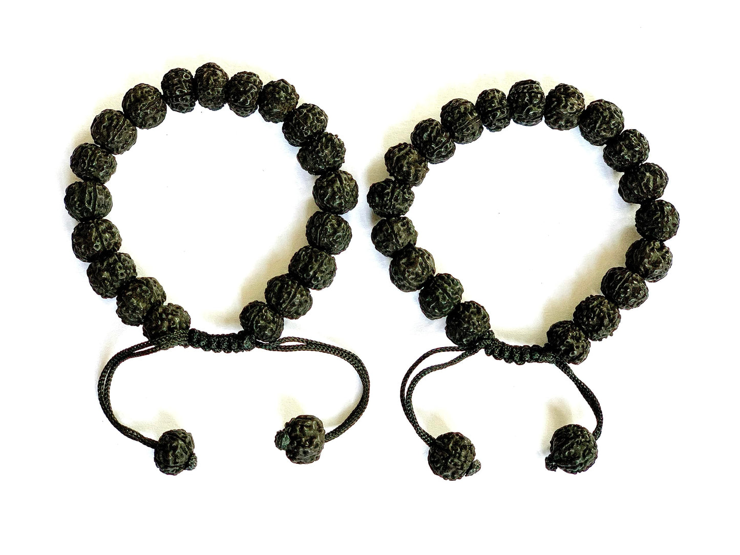 5 Mukhi Rudraksha Beaded Bracelet - Set of 2