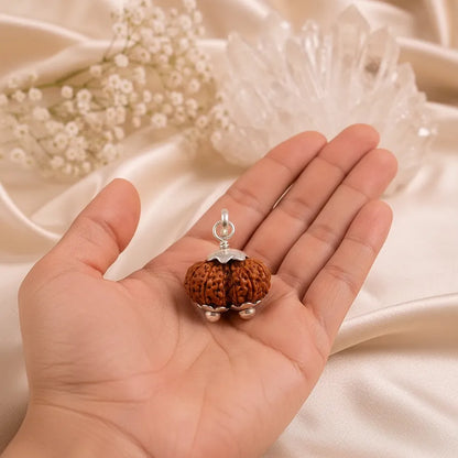 Natural Gauri Shankar Rudraksha Bead - Lab Certified