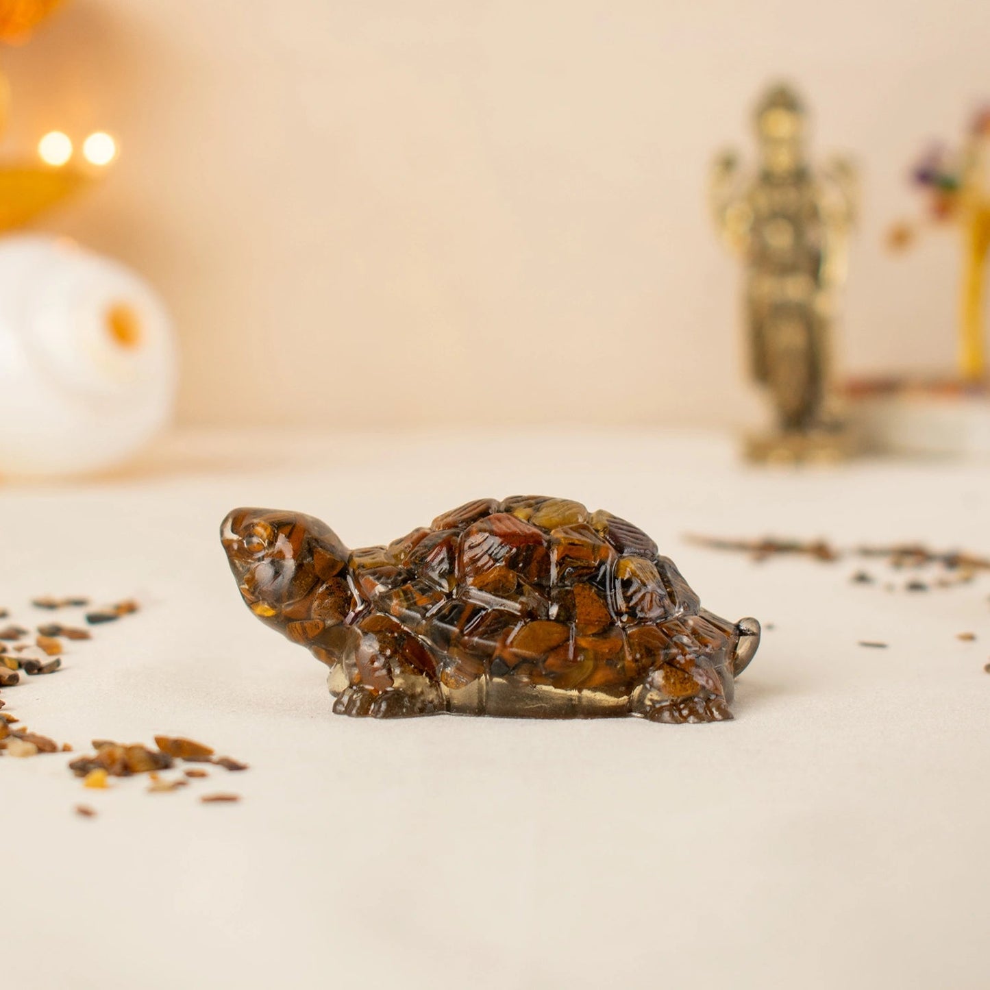 Vastu Tiger Eye Tortoise (Kachhua)