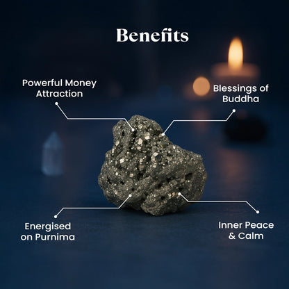 Purnima Energised Raw Pyrite Stone