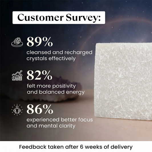 Square Raw Selenite Plate