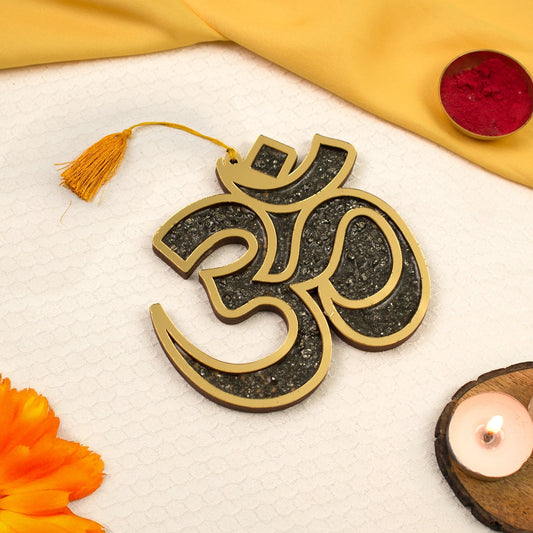 Pyrite Om Shanti Vastu Blessing